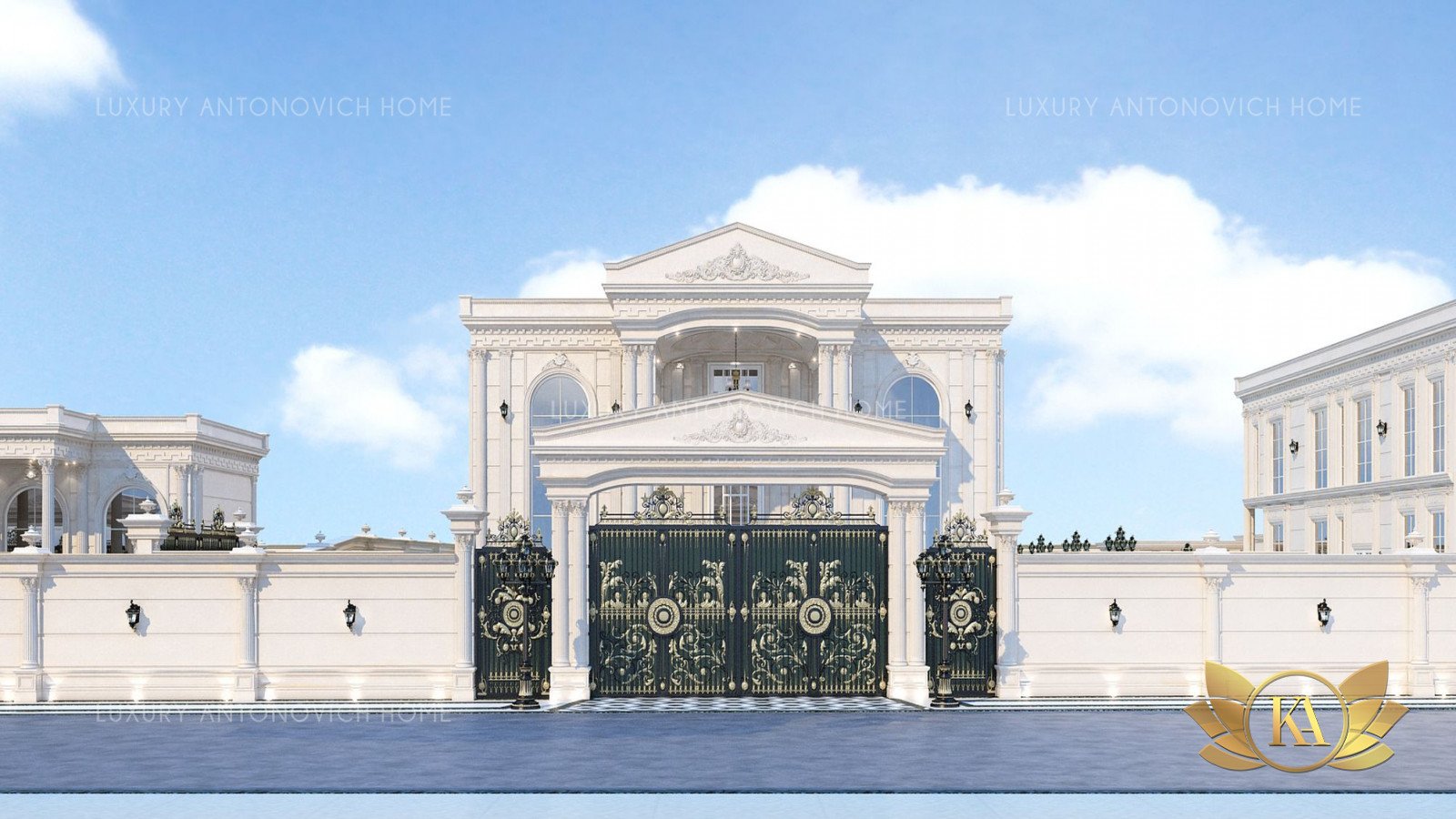 Luxury house exterior design – Luxury Antonovich Home KA Furniture