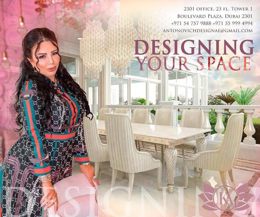 Katrina Antonovich - The CEO of the Best Interior Design Company in the UAE