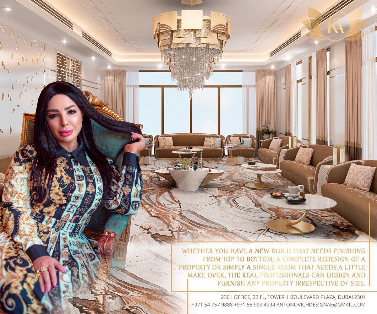 Katrina Antonovich - Best Furniture Designer In Dubai