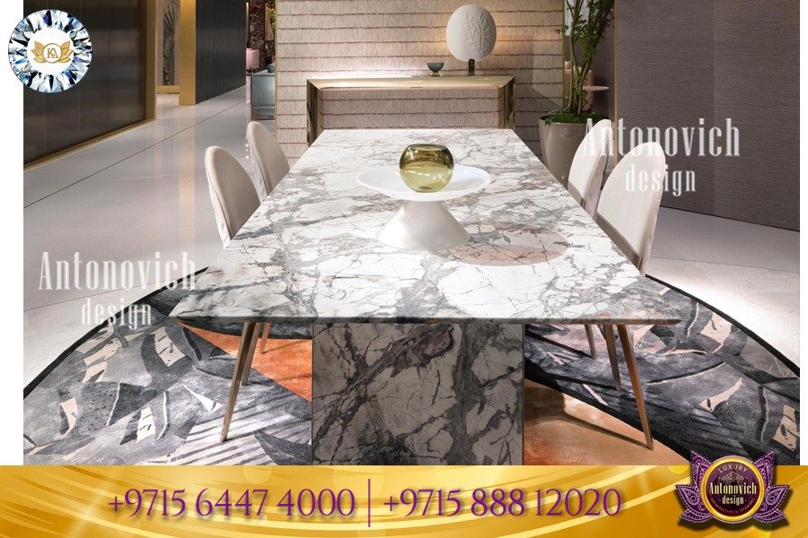 Luxury home styling with modern dining tables design
