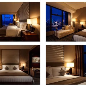 Dark Luxury Hotel Bed