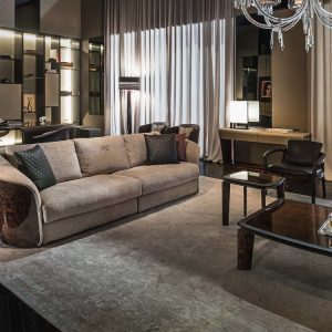 Gorgeous Dark Furniture Sofa Set