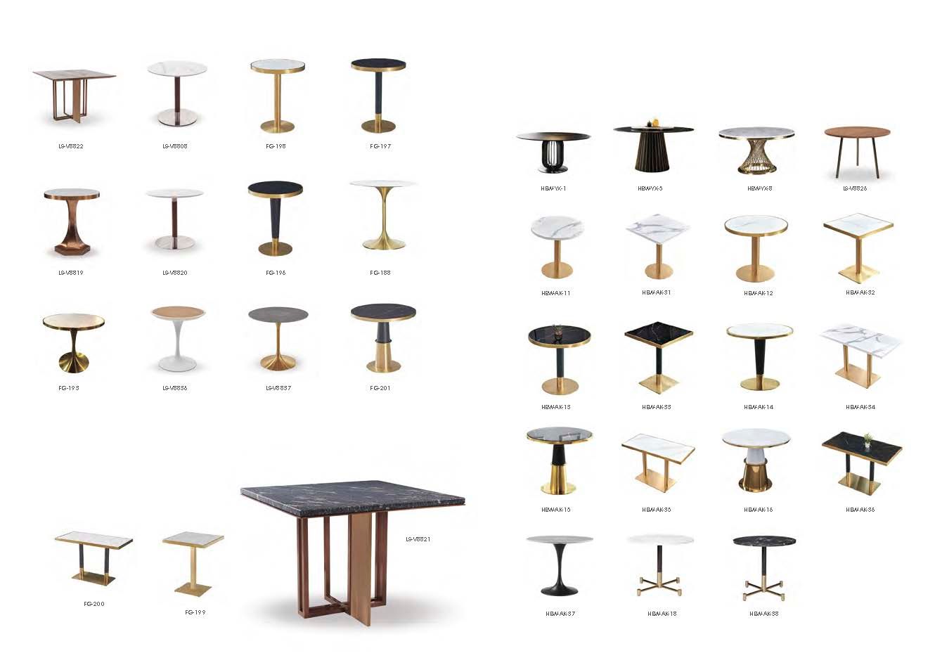 Stylish Table Collection