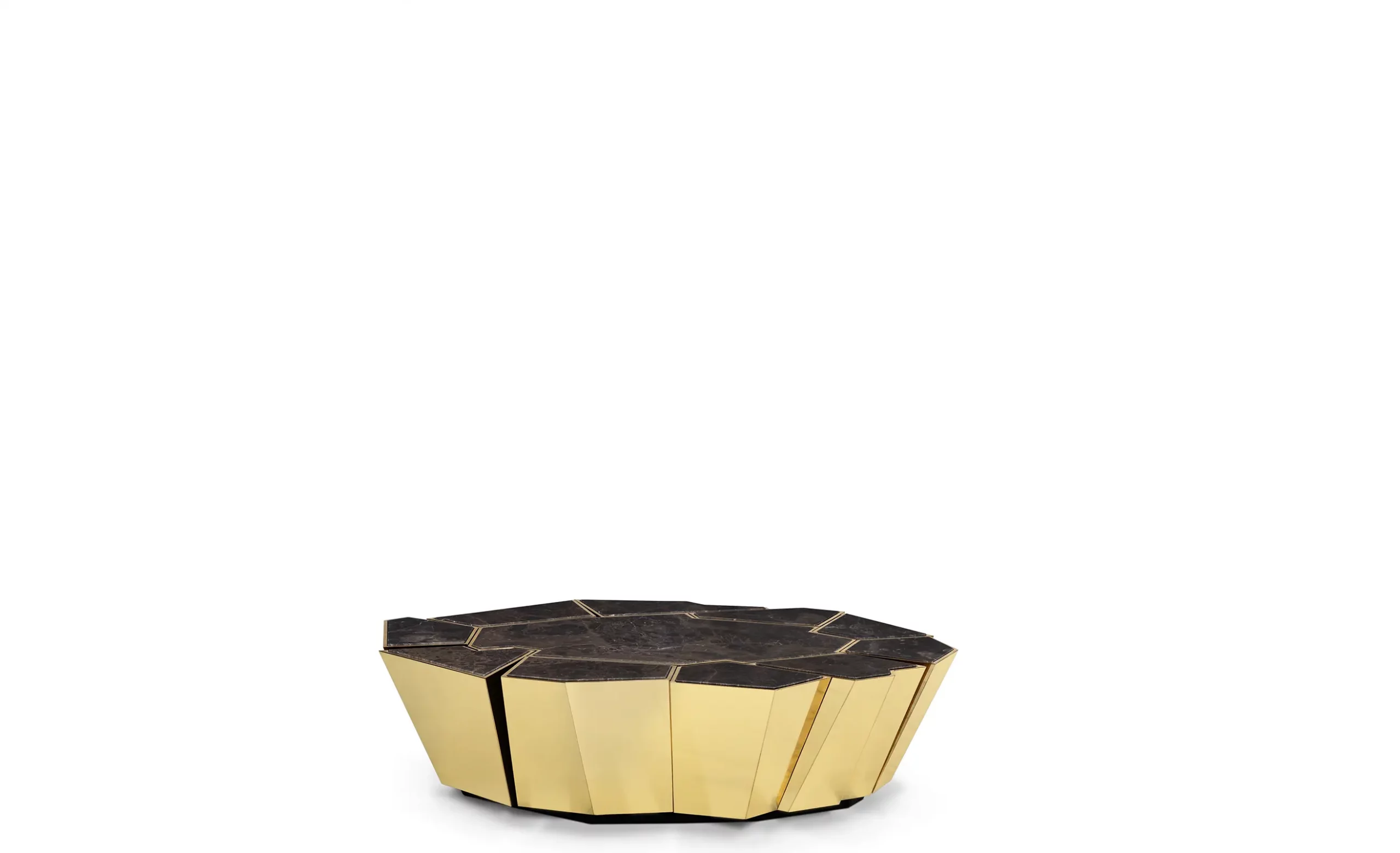 Luxury Modern Gold Coffee Table