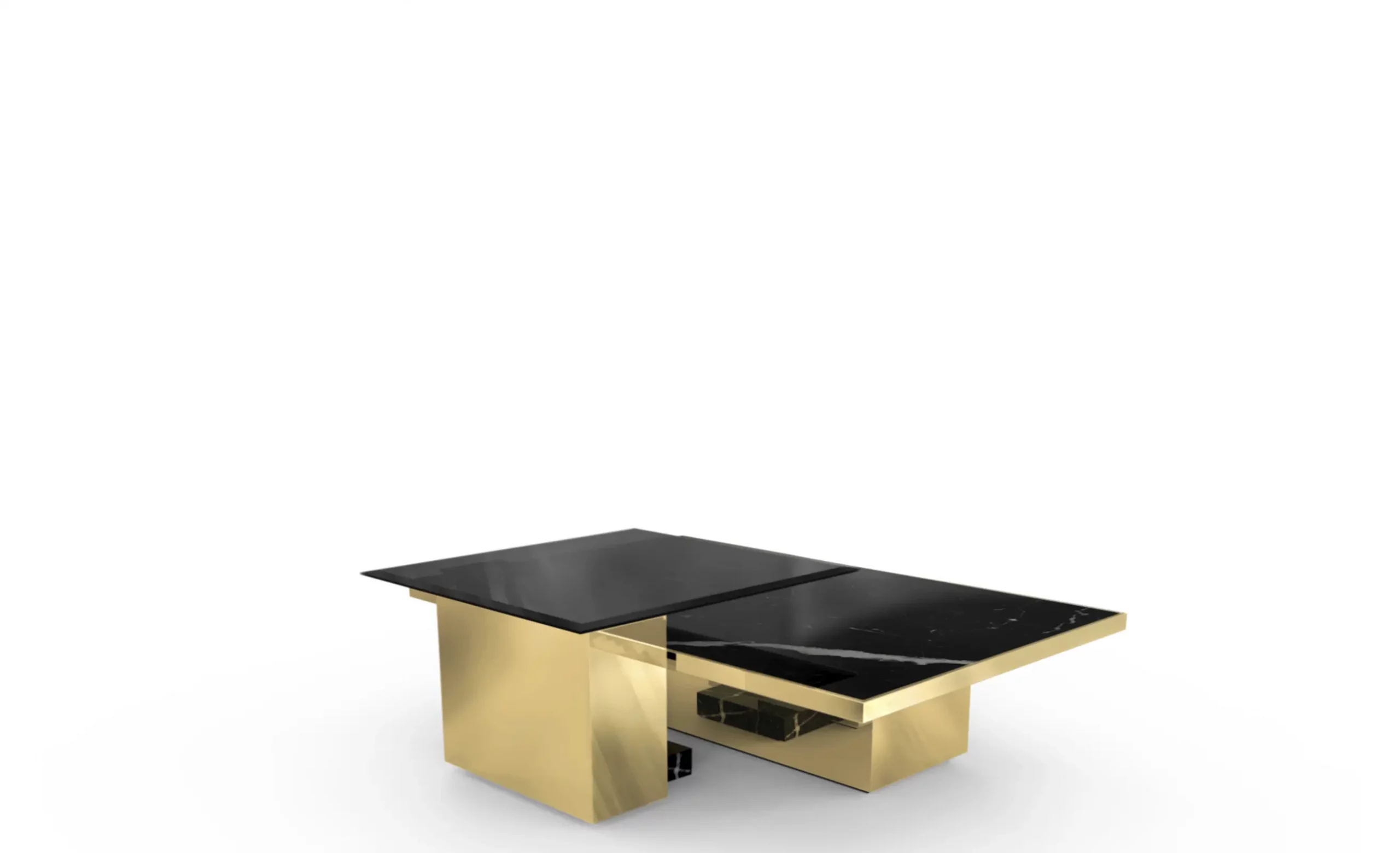 Modern Contemporary Luxury Gold Table