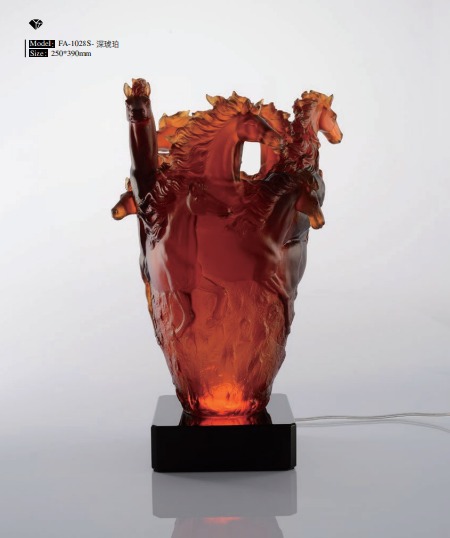 Luxury Fire Horse Vase