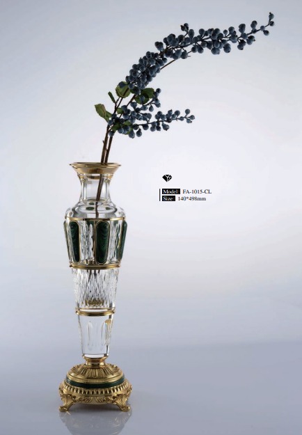 Luxury Tall Golden Vase