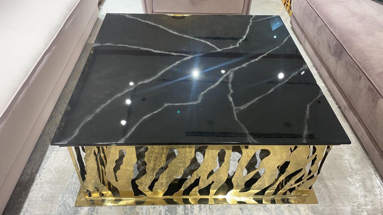 Black Gold Luxury Gold Table