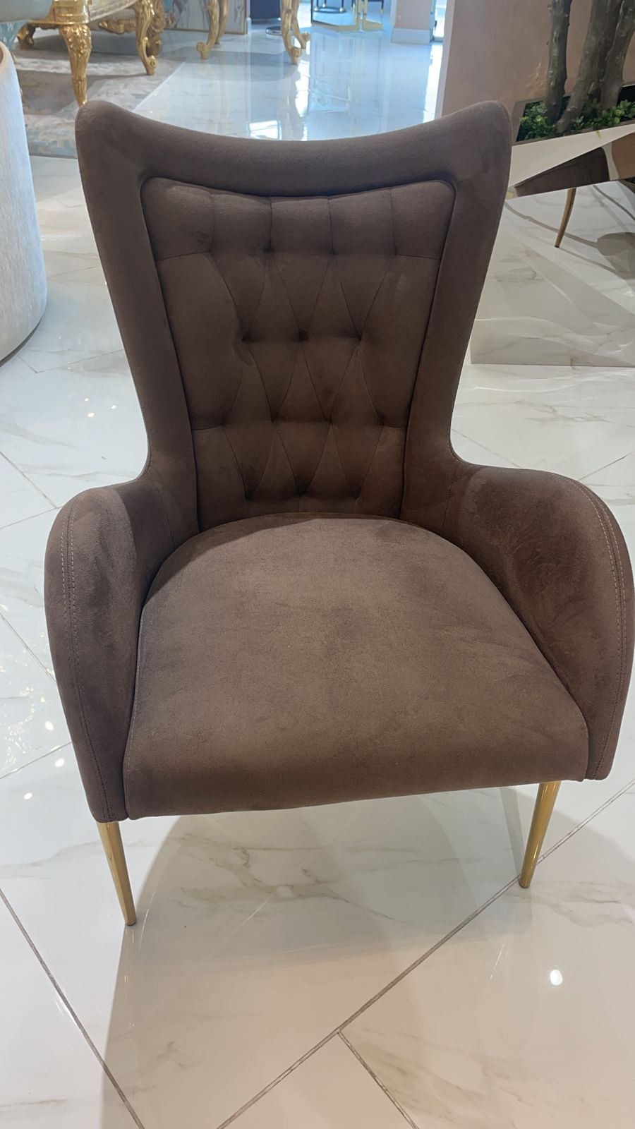 Luxury Choco Brown Chair