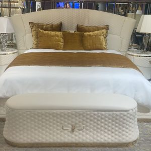 Luxury Gold and White Bed Set