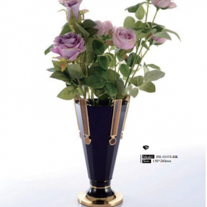 Luxury Black Elegant Tall Vase