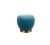 Soft Blue Balloon-Shaped Pouf