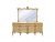Classic Decorated Chest Of Drawers With Mirror