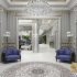 Royal luxury villa interior