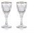 Luxury Crystal Wineglasses Pair Glass